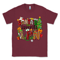 Burgundy santa's favorite lpn Classic Tee - Zillion Design Studio