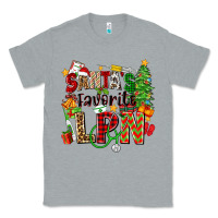 Heather Grey santa's favorite lpn Classic Tee - Zillion Design Studio