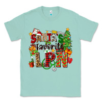 Seafoam santa's favorite lpn Classic Tee - Zillion Design Studio