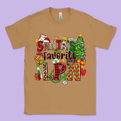 Santa's Favorite Lpn Classic Tee Designed By Zillion Design Studio