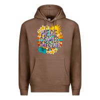 Chestnut Here comes the sun Premium Hoodie - NancyCooperArtShop