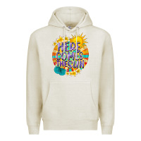 Oatmeal Heather Here comes the sun Premium Hoodie - NancyCooperArtShop
