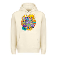 Sandshell Here comes the sun Premium Hoodie - NancyCooperArtShop