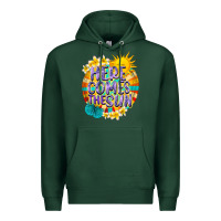 Sports Green Here comes the sun Premium Hoodie - NancyCooperArtShop