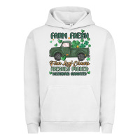 Pigment Lunar Rock farm fresh four leaf clovers Urban Hoodie - MaliasSmallBusiness