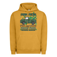 Pigment Peanut Butter farm fresh four leaf clovers Urban Hoodie - MaliasSmallBusiness
