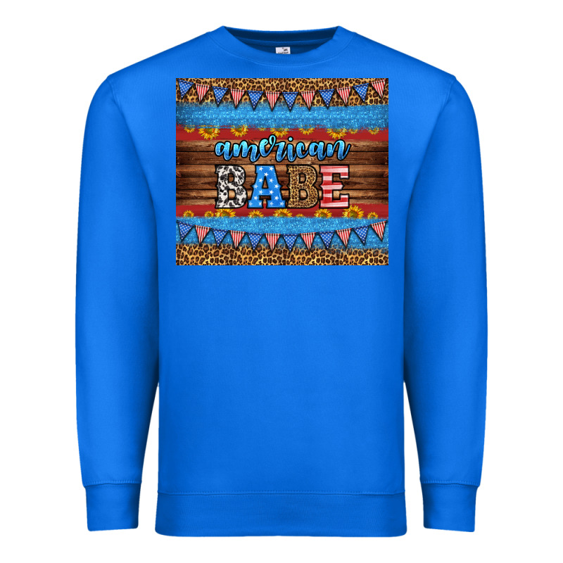 American Babe Tumbler Premium Sweatshirt by HRA Design Shop | Teevron
