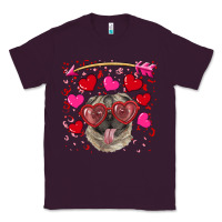 Plum Valentine's day  pug Classic Tee - RanaPortraitStore