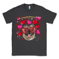 Smoke Valentine's day  pug Classic Tee - RanaPortraitStore