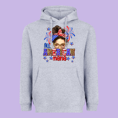 All American Nana Heavyweight Hoodie Designed By Neo Western