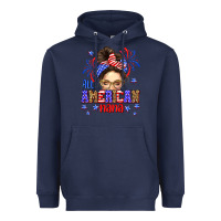 Navy All American nana Heavyweight Hoodie - Neo Western