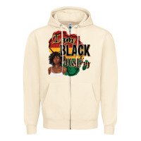 Sandshell i am black history Zipper Hoodie - texasbilliewilder