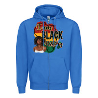 True Royal i am black history Zipper Hoodie - texasbilliewilder
