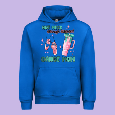 Mess Always Stressed Dance Mom Urban Hoodie Designed By Maliassmallbusiness