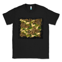 Black camouflage and leopard background Classic Tee - BundleAndBundleShop