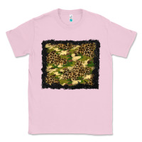 Bubblegum Pink camouflage and leopard background Classic Tee - BundleAndBundleShop