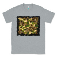 Heather Grey camouflage and leopard background Classic Tee - BundleAndBundleShop