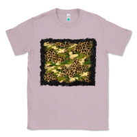 Lilac camouflage and leopard background Classic Tee - BundleAndBundleShop
