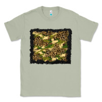 Matcha camouflage and leopard background Classic Tee - BundleAndBundleShop