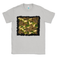 Moon Dust camouflage and leopard background Classic Tee - BundleAndBundleShop