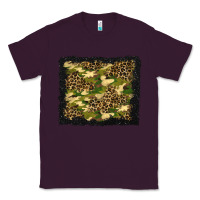 Plum camouflage and leopard background Classic Tee - BundleAndBundleShop