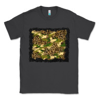 Smoke camouflage and leopard background Classic Tee - BundleAndBundleShop