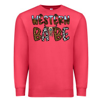Cardinal western babe Premium Sweatshirt - CowhideDigitalArt