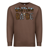 Chestnut western babe Premium Sweatshirt - CowhideDigitalArt