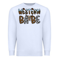 White western babe Premium Sweatshirt - CowhideDigitalArt