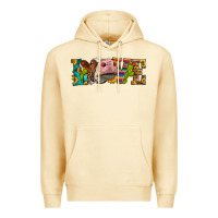 Pina Colada Western Love Simmental Cow Premium Hoodie - LillyAllenDesigns