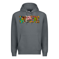 Rock Western Love Simmental Cow Premium Hoodie - LillyAllenDesigns