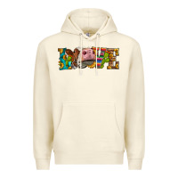 Sandshell Western Love Simmental Cow Premium Hoodie - LillyAllenDesigns