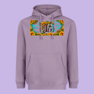 Mini Sunflower Libbey Cup Heavyweight Hoodie Designed By Hra Design Shop