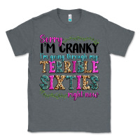 Charcoal Heather sorry im cranky im going through my terrible sixties right now Classic Tee - texasbilliewilder
