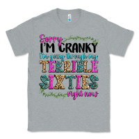 Heather Grey sorry im cranky im going through my terrible sixties right now Classic Tee - texasbilliewilder
