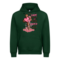 Forest Green valentine cross Urban Hoodie - MaliasSmallBusiness