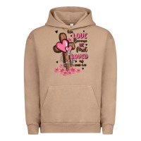 Pigment Burro valentine cross Urban Hoodie - MaliasSmallBusiness