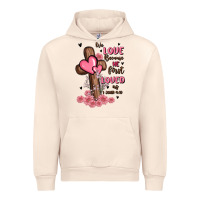 Sandshell valentine cross Urban Hoodie - MaliasSmallBusiness