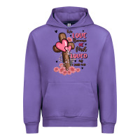 Tulip valentine cross Urban Hoodie - MaliasSmallBusiness