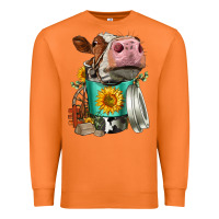 Carrot Simmental Cow Coffee Cup Premium Sweatshirt - FaDigitalArtStudio
