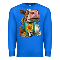 True Royal Simmental Cow Coffee Cup Premium Sweatshirt - FaDigitalArtStudio