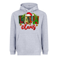 Heather Grey Christmas lala claus Heavyweight Hoodie - FaDigitalArtStudio
