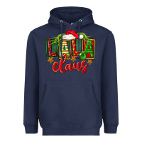 Navy Christmas lala claus Heavyweight Hoodie - FaDigitalArtStudio