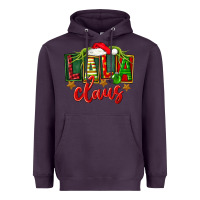 Plum Christmas lala claus Heavyweight Hoodie - FaDigitalArtStudio