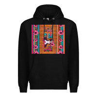 Black love baby calf valentine's day Premium Hoodie - Jasminsmagicworld