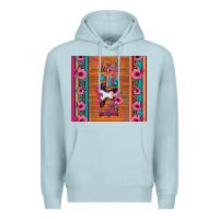 Blue Mist love baby calf valentine's day Premium Hoodie - Jasminsmagicworld