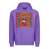 Purple love baby calf valentine's day Premium Hoodie - Jasminsmagicworld