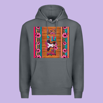 Love Baby Calf Valentine's Day Premium Hoodie Designed By Jasminsmagicworld