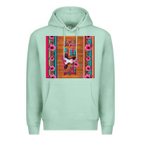 Seafoam love baby calf valentine's day Premium Hoodie - Jasminsmagicworld