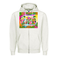 Summer Coffee Cups Zipper Hoodie | Teevron